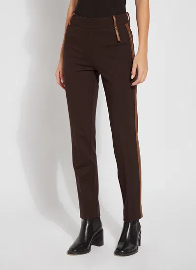 Lyssé Maya Fashion Trouser (31" Inseam) In Brown