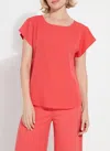 Lyssé Melodie Pull On Top In Multi