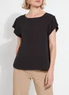 Lyssé Lysse Melodie Boat Neck Woven Top