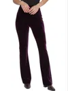 Lyssé Mercer St Velvet Flare Trouser In Royalty In Multi