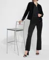 Lyssé Mia Stretch Woven Top In Black