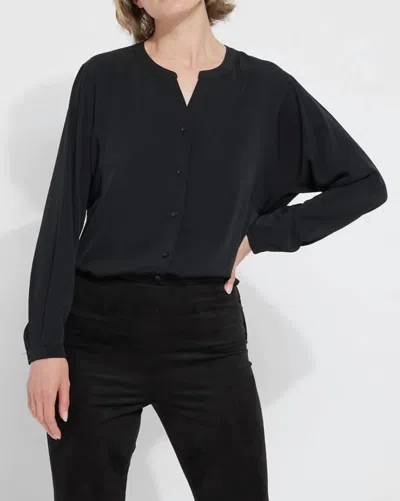 Lyssé Mia Woven Top In Black