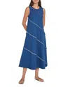 Lyssé Mirabella Denim Fringe Midi Dress