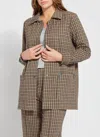 Lyssé Modern Nomad Brushed Jacket In Multi