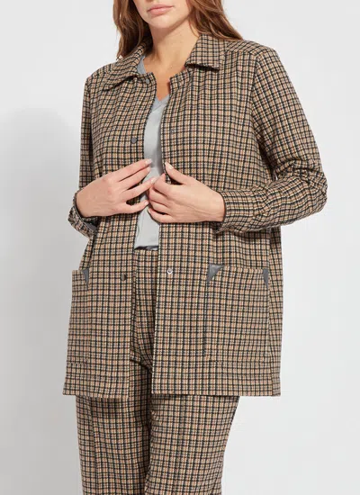 Lyssé Modern Nomad Brushed Jacket In Multi
