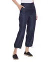 Lyssé Monique Tailored Cargo Pants In Solid Indigo