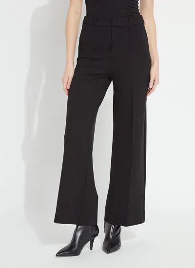 Lyssé Nadia Zip Front Ponte Trouser In Black