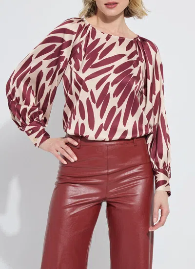 LYSSÉ NAILA RAGLAN NECKLINE DETAIL BLOUSE