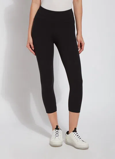 Lyssé New York Cropped Classic Cotton Legging (21.5" Inseam) In Black