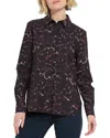 Lyssé New York Lysse New York Cropped Schiffer Shirt In Gold