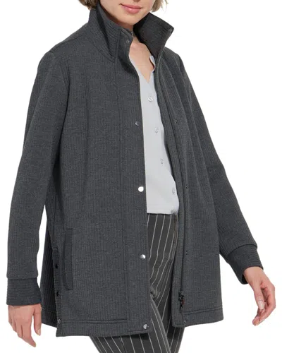 Lyssé New York Elsa Quilted Jersey Jacket In Gray
