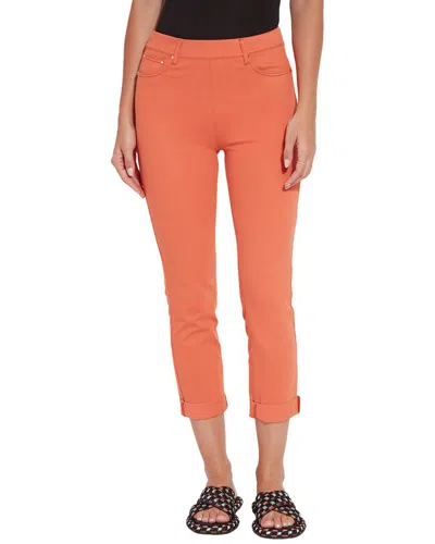 Lyssé New York Emmy Toothpick Straight Leg In Orange