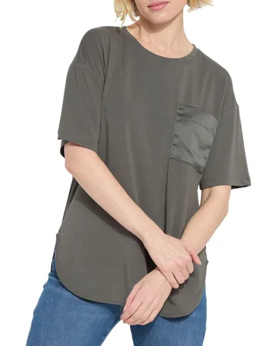 Lyssé New York Lysse New York Jazmin Mix Media Top In Green