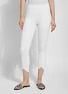 Lyssé New York Lynette Tulip Hem Denim In White
