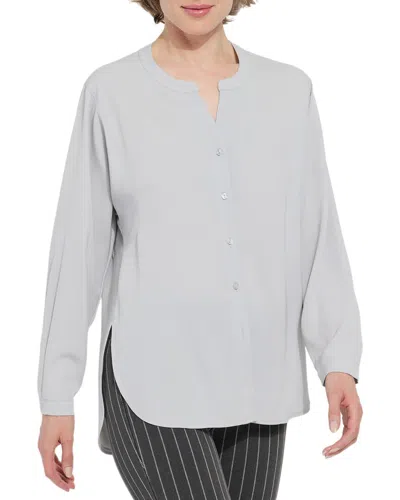 Lyssé New York Lysse New York Mia Stretch Woven Top In Gray
