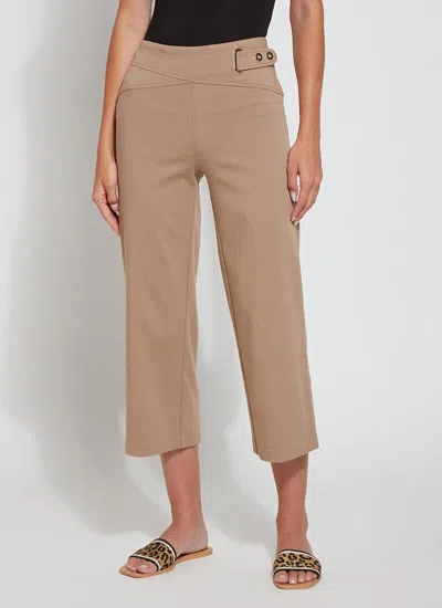 Lyssé New York Paige Wide Leg Pant In Brown