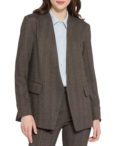 Lyssé New York Lysse New York Robin Ponte Blazer In Brown