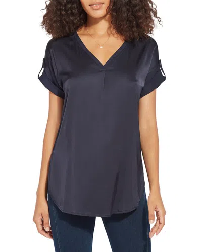 Lyssé New York Santorini Top In Blue