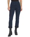 Lyssé New York Lysse New York Studded Boyfriend Denim Curvy Jean In Blue