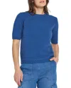 Lyssé New York Lysse New York Valentina Short Sleeve Sweater In Blue