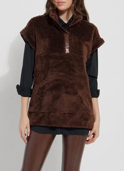 Lyssé Nola Sherpa Sleeveless Sweatshirt In Multi