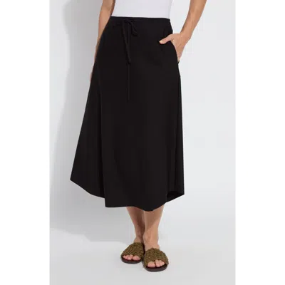Lyssé Lysse Nora Drawstring Midi Skirt In Black
