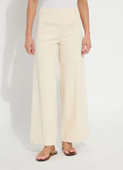 Lyssé Nova Hi Waist Pintuck Denim - Coco Clay (29.5" Inseam) In Neutral