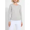 Lyssé Lysse Ntials Long Sleeve T-shirt In Gray