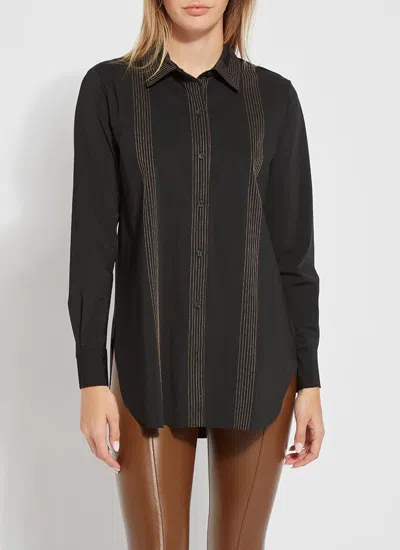 Lyssé Oakley Schiffer Button Down In Black