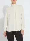 Lyssé Lysse Odette Scarf Neck Top In White