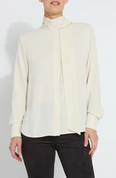 LYSSÉ LYSSE ODETTE SCARF NECK TOP