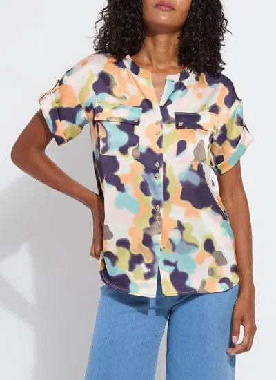 Lyssé Olena Drop Shoulder Utility Blouse