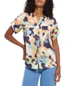 LYSSÉ OLENA DROP SHOULDER UTILITY BLOUSE