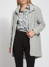 Lyssé Ornamental Jacket In Gray