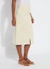 Lyssé Pamela Utilitarian Midi Skirt In Neutral