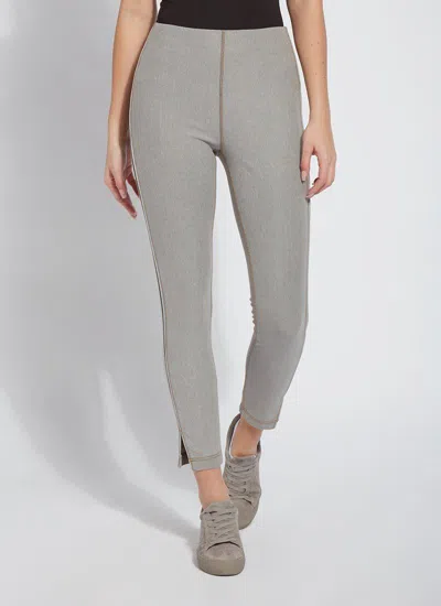 Lyssé Park Denim Legging (repreve® 27" Inseam) In Gray