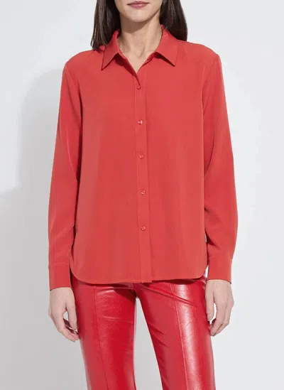 Lyssé Parker Button Down Shirt In Red