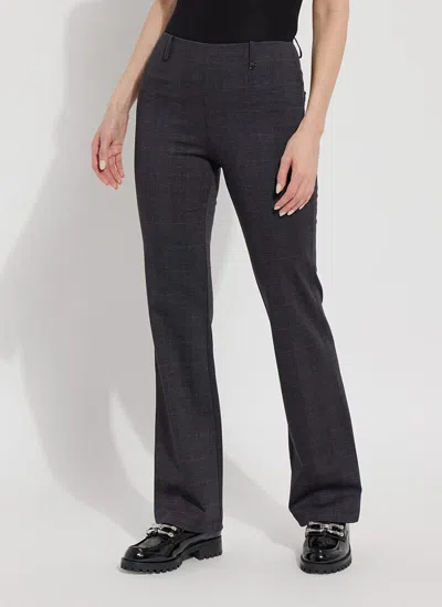 Lyssé Patterned Baby Bootcut (33" Inseam) In Gray