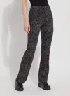 Lyssé Patterned Baby Bootcut (33" Inseam) In Multi