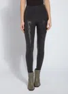 Lyssé Matilda Foil Leggings In Black
