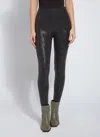 Lyssé Matilda Foil Leggings In Black