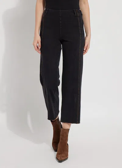 Lyssé Payton Wide Leg Crop (26" Inseam) In Black
