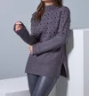 Lyssé Winona Pearl Pullover Sweater In Gray