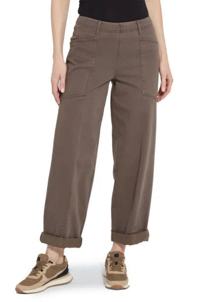 Lyssé Lysse Penelope Curved Cuff Jeans In Brown