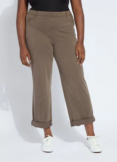 Lyssé Penelope Curved Cuffed Denim Curvy In Multi