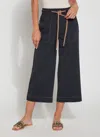 Lyssé Phoenix Crop Wide Leg Pants In Black In Black