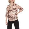 Lyssé Piper Pull On Shirt In Animated Twist