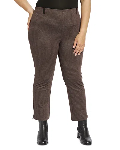 Lyssé Plus Baby Boot Ankle Pants In Brown
