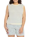 Lyssé Plus Claire Textured Mesh Sweater Shell
