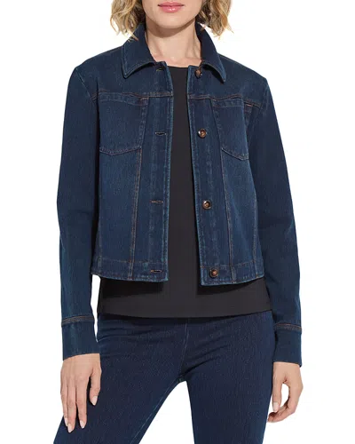 Lyssé Plus Classic Denim Jacket In Indigo